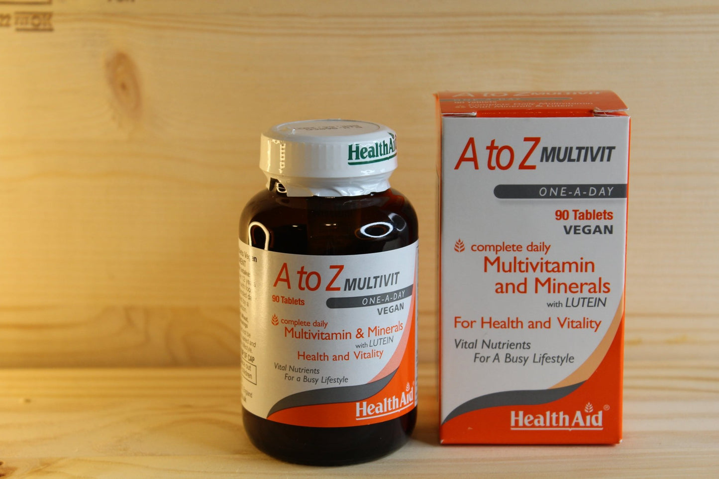 A to Z Multivit Tablets One-A-Day 90 Tablets HealthAid