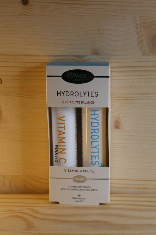 Hydrolytes + Vitamin C Effervescent Tablets Power of Nature