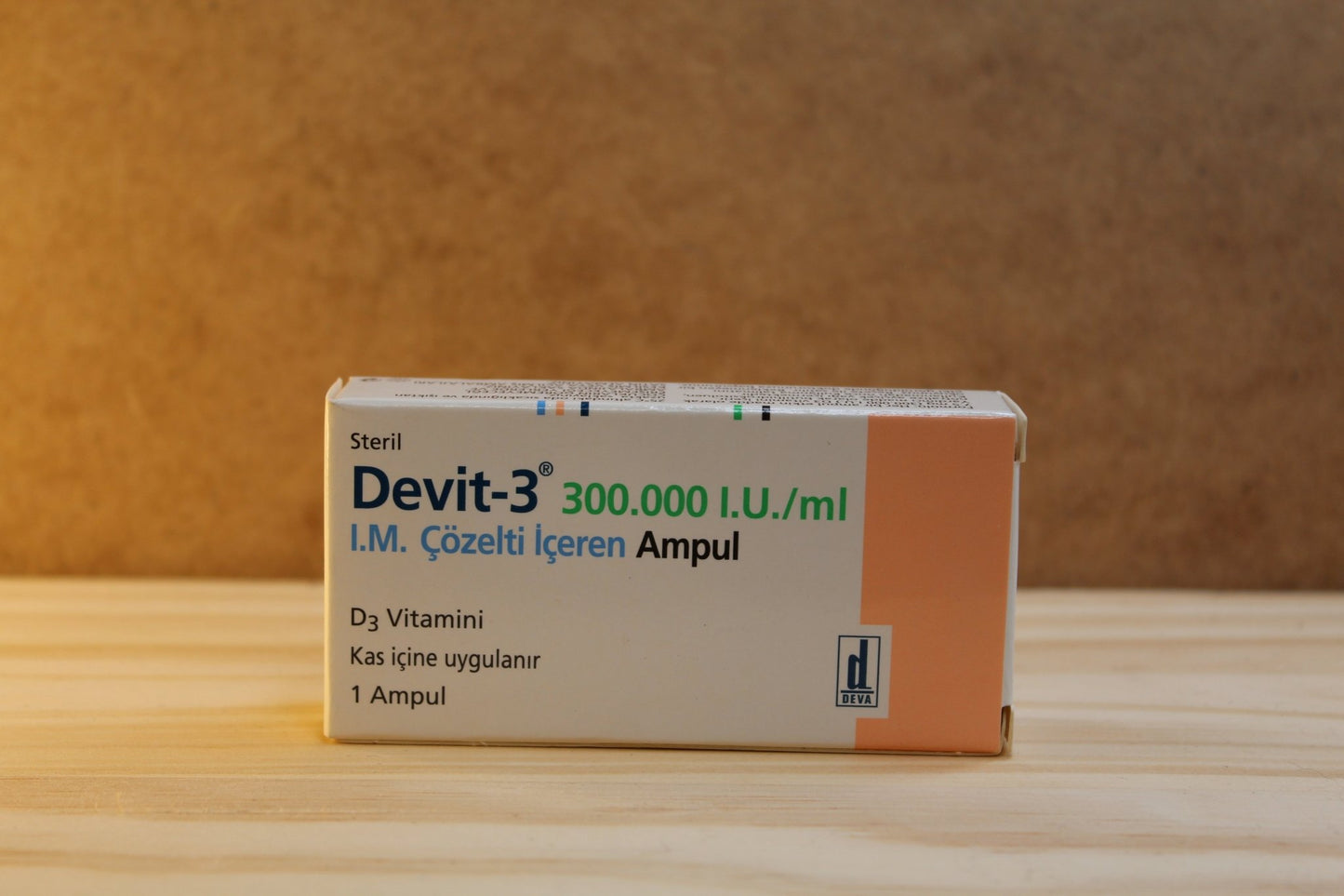 Vitamin D3 300.000 IM I.U./ml Ampul DEVA